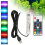 Micro 9.9x2.1x1.3cm USB lampada LED a colori nera 14