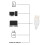 HexBlk White-Line LED Luce per acquario 6x2,3x1,2cm 6