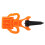 Support de régulateur en plastique orange pour octopus de plongée, léger et facile à utiliser. 10