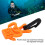 Support de régulateur en plastique orange pour octopus de plongée, léger et facile à utiliser. 13