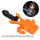 Support de régulateur en plastique orange pour octopus de plongée, léger et facile à utiliser. 8