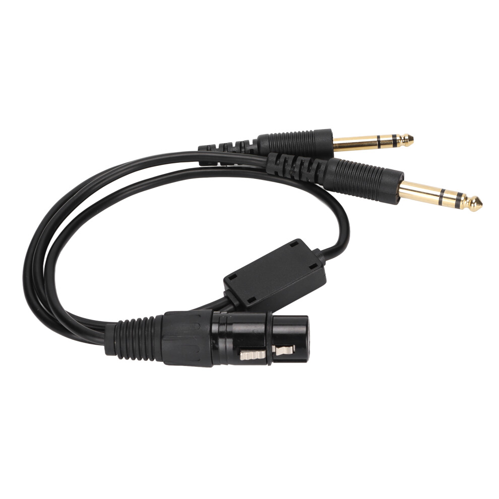 Xlr To Ga Dual Plug Cable Adapter For Airbus Headphone Adapter For Aviation Headphones With 5 Pin 4931321899522