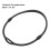 Collana regolatrice in silicone da 80 cm nera 6
