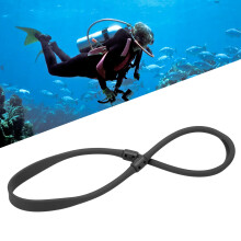 Collana regolatrice in silicone da 80 cm nera