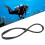Collana regolatrice in silicone da 80 cm nera 1
