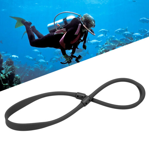 Collana regolatrice in silicone da 80 cm nera