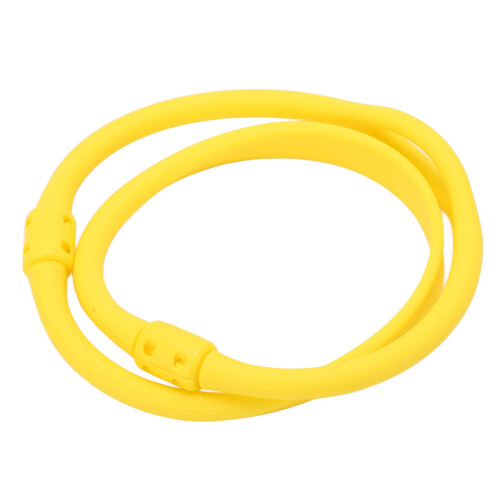 Collana regolatore in silicone 72 cm gialla per immersioni