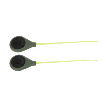 2 Sets Winter Mini Fishing Rod Ultralight Portable Ice Fishing Solid Rod Poles with Holder for Winters