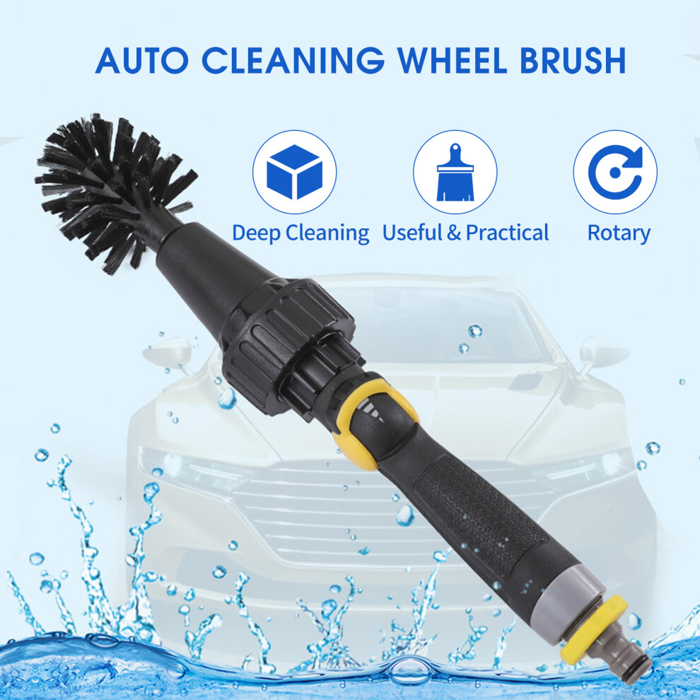 Auto Cleaning Wheel Brush Car Detailing Spinning Brushes Rotary Cleaning Brush For Scrub Wash Tires Grills Bike Motorcycle Wheels 4611321900717