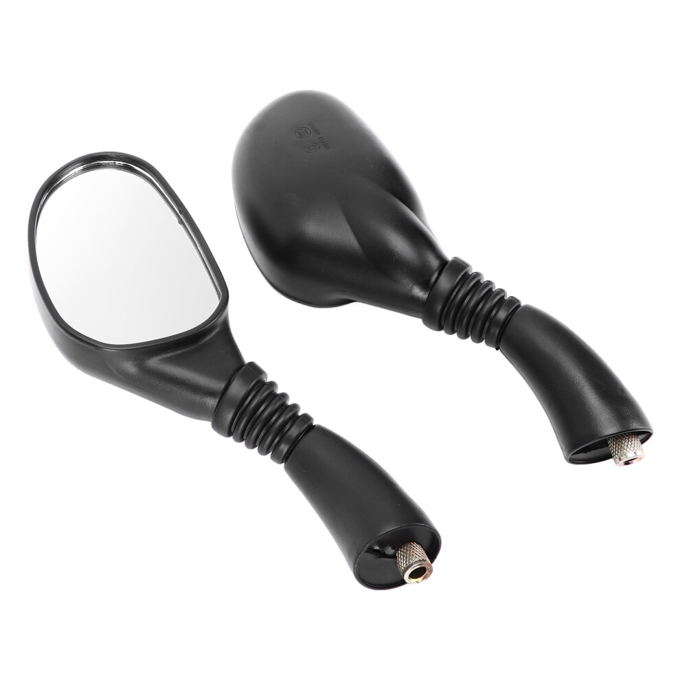 Pair Motorcycle Rear View Mirrors Reflectors Universal Replacement For Gy6 150Cc Mopeds Scooters Atvs 9341321901128