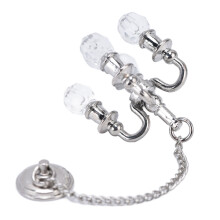 Lebendige Silber-Puppenhaus-Mini-Lampe, Legierung, Kleine rostfreie Leuchte für Geschenke & Dekoration