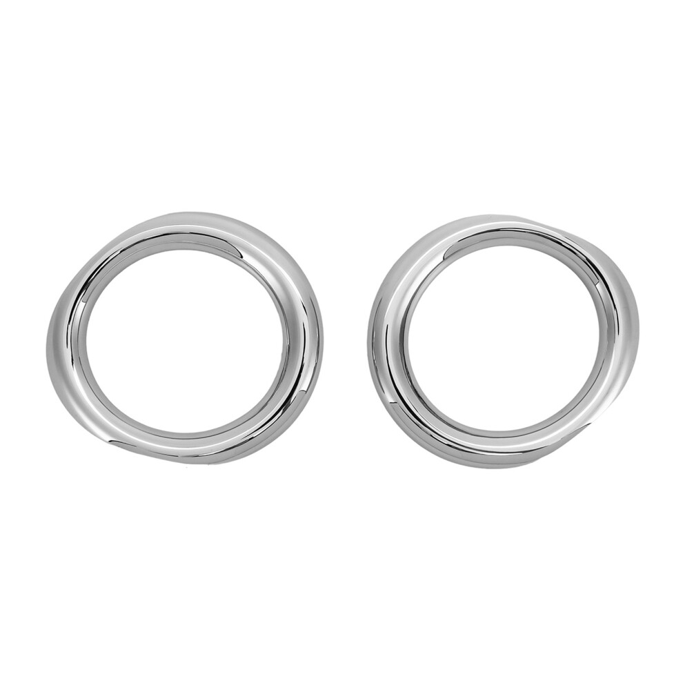 2Pcs Car Front Fog Ring Cover Trim Chrome Plated Glossy Replacement For Chr 2016Â2018 Light 8261321902288