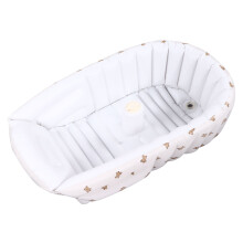 Vasca gonfiabile per neonati con motivo orso 90x55x30 cm in PVC
