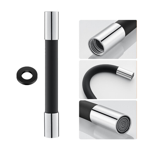 Rallonge de robinet 360 degrés Type 2 30 cm noir 2