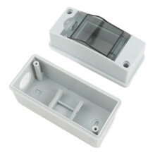 HT 2W IP65 Boîte de distribution 125x55x90mm couvercle transparent