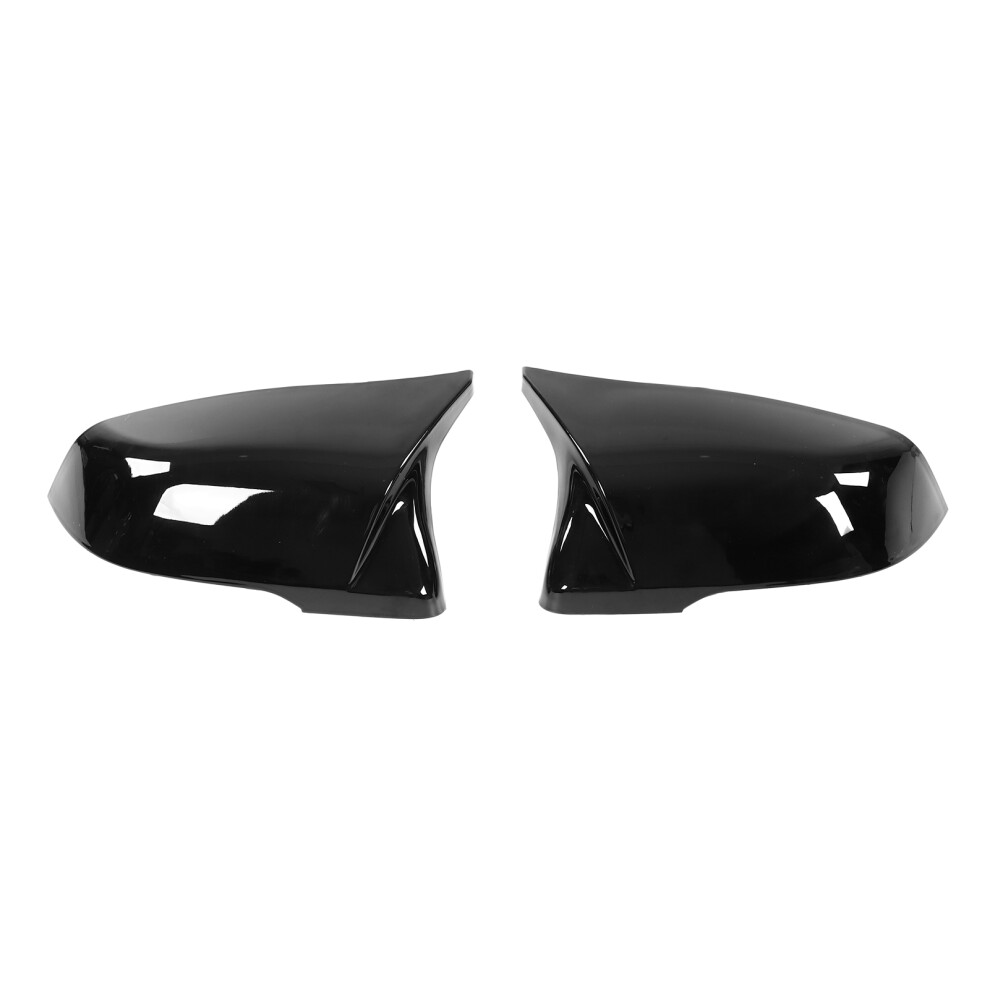 2Pcs Side Rearview Mirror Cover Left Right Glossy Abs Door Mirrors Cap Replacement For Gr Supra A90 2018Â2021 Black 5061321903666