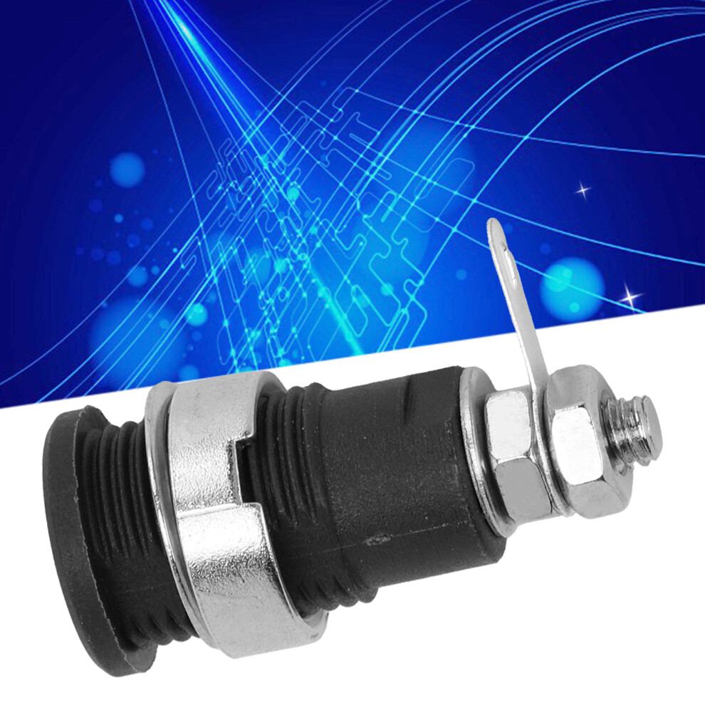 50Pcs Banana Socket 4Mm Pure Copper Metal Good Performance High Current Discharge Electrical Test Accessoriesblack 4921321904517
