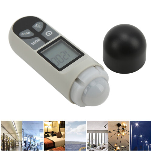 Light Meter Wide Range High Accuracy LCD Screen Backlit Display Easy Reading Highly Durable Widely Used Par Meter