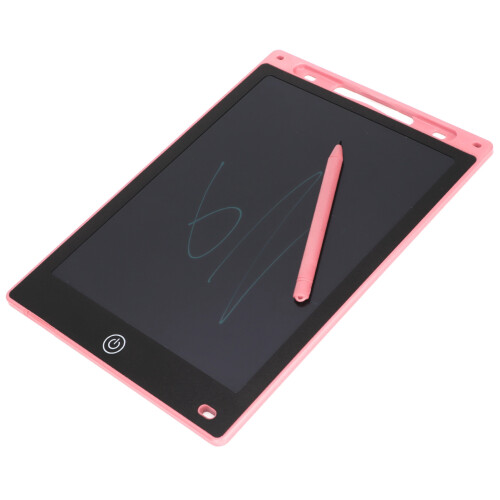 Tablette d'écriture LCD rose de 10 pouces, 150 mAh, CR2025 2
