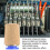 PSF-8 4 pezzi silenziatori pneumatici in ottone e ABS 11