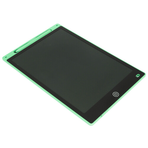Tablette d’écriture LCD 12 pouces verte, 150 mAh, Éco