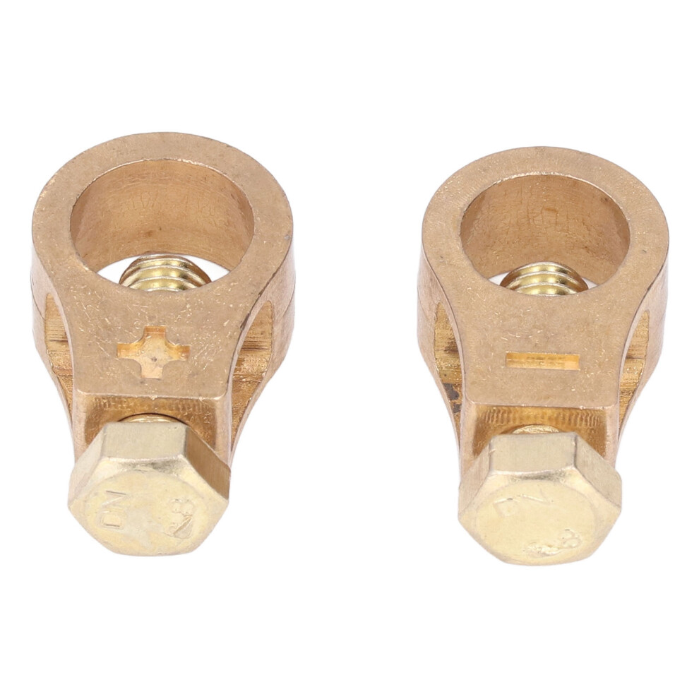 2Pcs Car Battery Terminal Wire Cable Clamp Copper Electric Battery Connector Clamps Auto Accessories 8451321906809