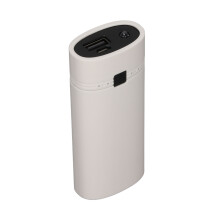 M06 batteria esterna 2x18650 scatola bianca 5V1A USB