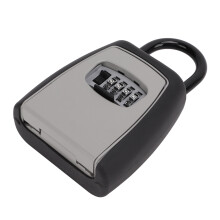 Caja de seguridad para llaves de aluminio con código de 4 dígitos, espaciado de 41 mm