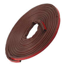 Striscia sigillante in silicone da 6 m, 8x10 mm, marrone