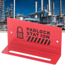 Estante para candados rojo de acero aleado 4.7in/120mm 5-8 candados