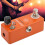 Pedal de phaser metálico Phase Effect naranja con perilla de 9V 13