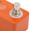 Pedal de phaser metálico Phase Effect naranja con perilla de 9V 4