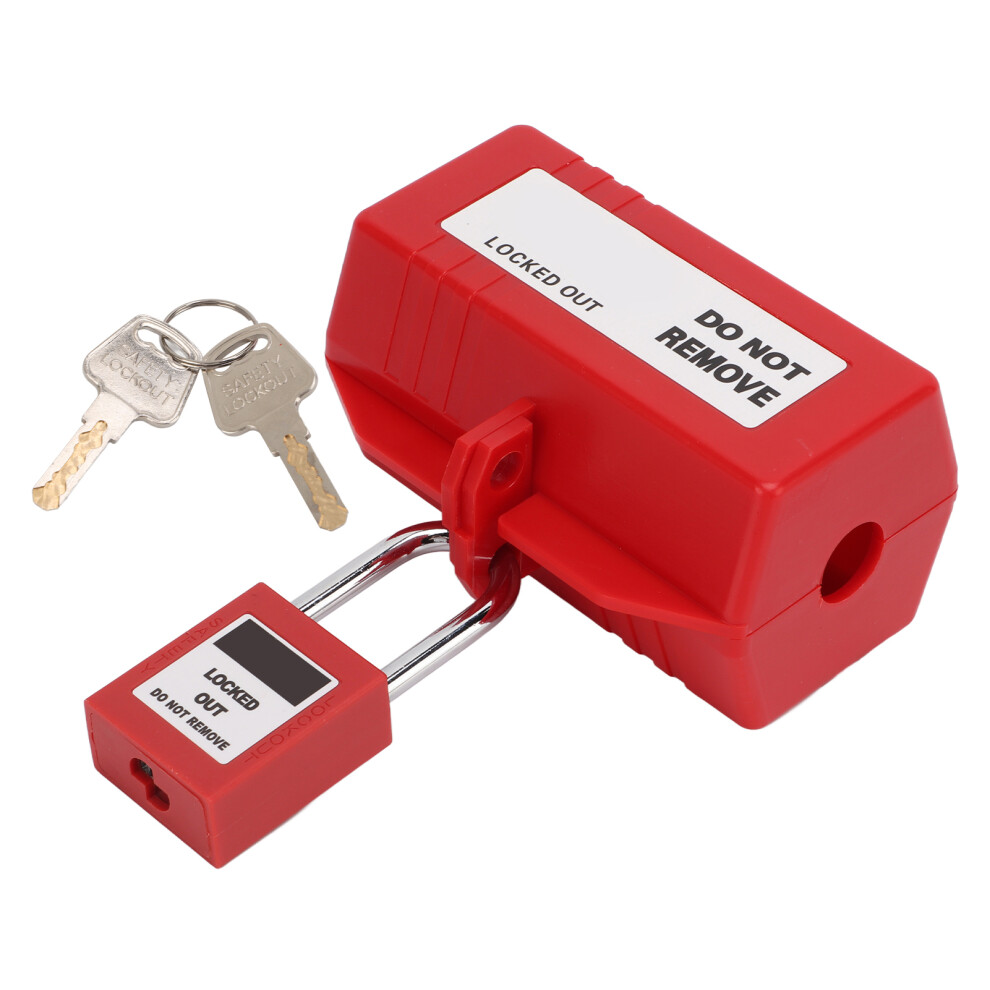 100‑ Electrical Plug Lockout Device with 38mm Padlock Key for Industrial Chemical Electric Power