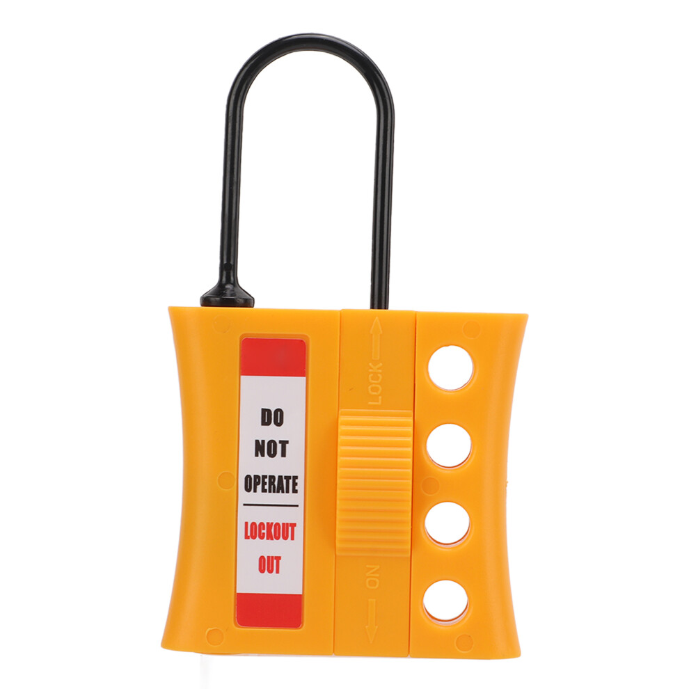 Lockout Lock Tag Out Hasp Kit 4ÂHole Nylon Insulated Universal Safety Lock For Explosionproof Place 4991321908457