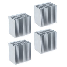 4 pezzi di dissipatori in alluminio 60x60x39mm con adesivo