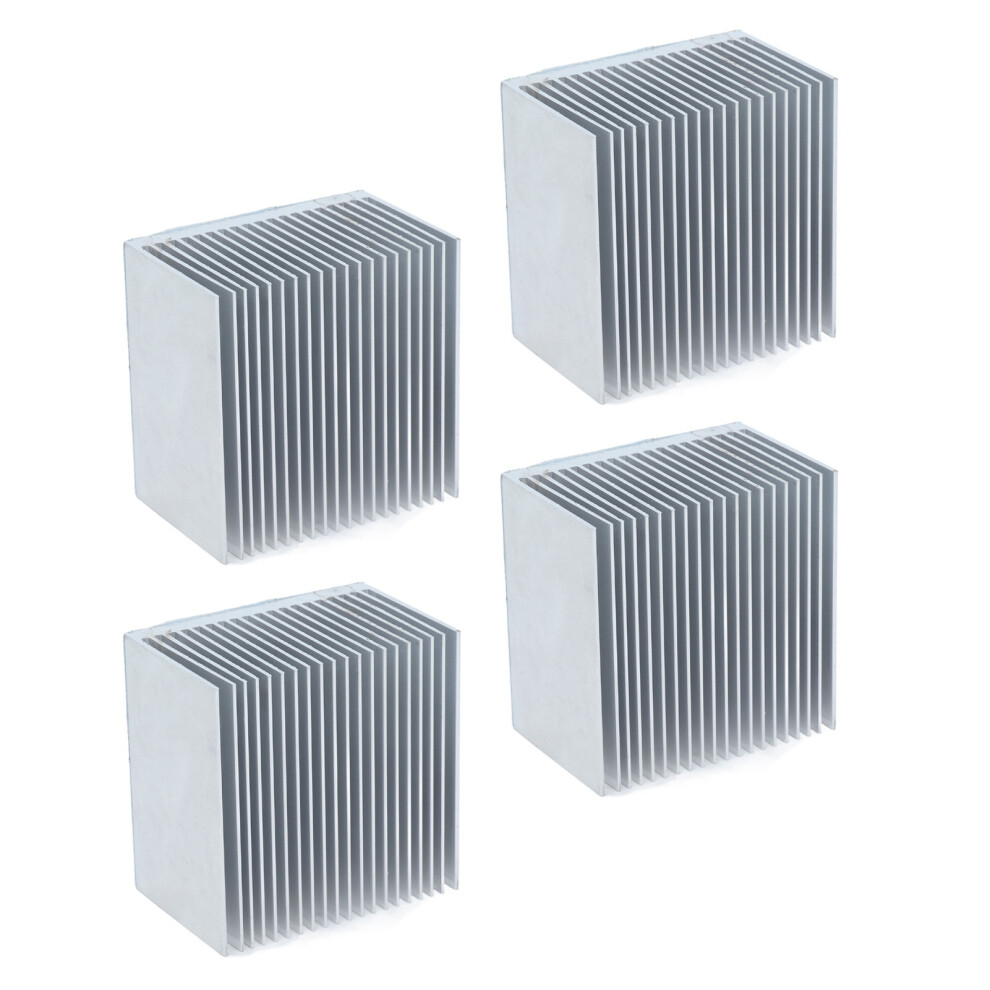 4Pcs Cooling Fins Aluminum Heatsink Radiator Heat Sink For Electronics Cpu Module 60X60x39mmwith Adhesive 8771321908765