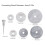 Ensemble de 7 disques de scie miniatures - acier rapide, 22-50 mm 3