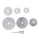 Ensemble de 7 disques de scie miniatures - acier rapide, 22-50 mm 10