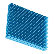 Dissipatore di calore in alluminio compatto 150x120x20 mm per CPU e amplificatore nero