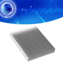 Dissipatore in alluminio 150x120x20mm Radiatore per CPU Amp PCB Raffreddamento Bianco