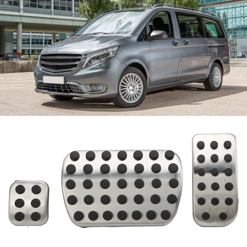 Car Accelerator Brake Foot Rest Pedal Set Replacement For Mercedes Benz V Class Vito Metris Viano W447 W639 2016Â2019 3741321910421
