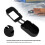 Custodia compatta in silicone per ossimetro da dito, nera 6