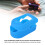 Custodia in silicone blu compatta per ossimetro, Fingertip 10