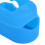 Custodia in silicone blu compatta per ossimetro, Fingertip 11