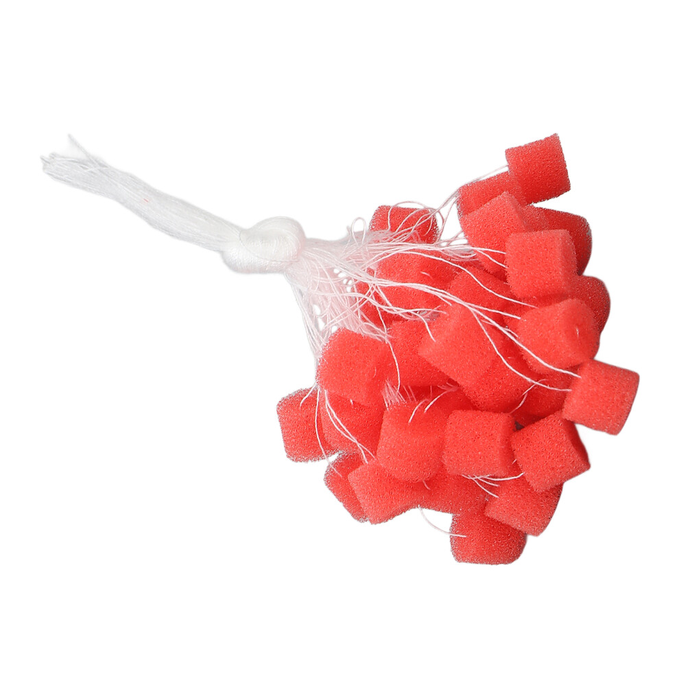 Red 50Pcs Hearing Aid Ear Barrier Portable Flexible Sponge Ear Plug Hearing Aid Accessories For Elderlyl