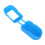 Custodia in silicone blu compatta per ossimetro, Fingertip 16