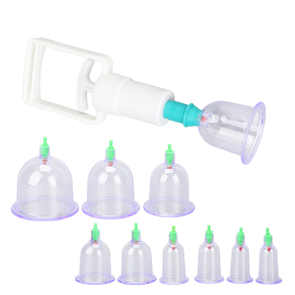 Chinese Cupping Therapy Set Professional Acupoint Suction Cupping Sets with Vacuum Pump for Back Massage