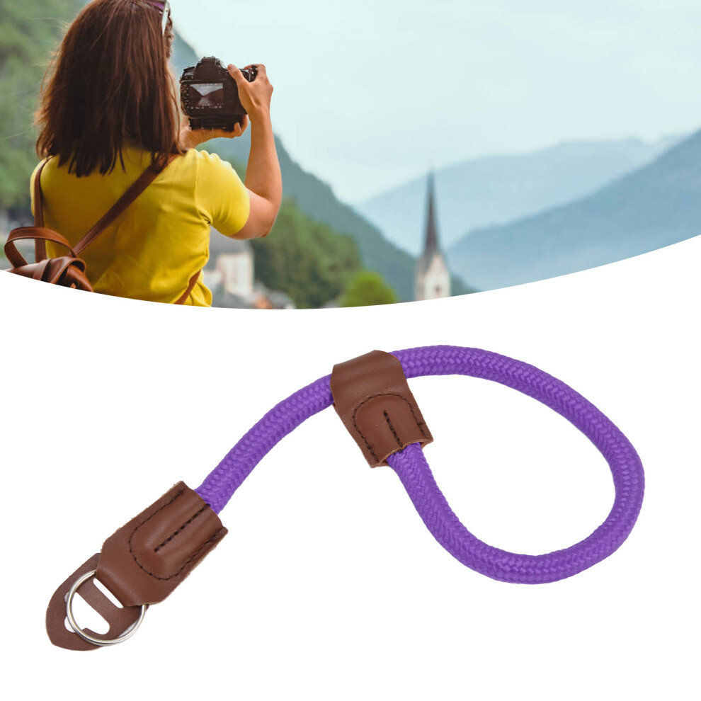 Adjustable Camera Hand Wrist Strap For Nikon Digital Slr Camera Quick Release Hand Ropepurple 4911321907861