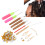 Ensemble de crochets pour perles de dreadlocks, de 0,75 mm à 8 mm, doré 1