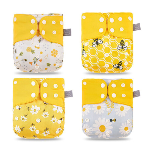 ES061-SD01 Couches colorées 4 pièces taille unique 3-15kg 2